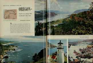 Better Homes & Gardens March 1956 Magazine Article: THE PACIFIC NORTHWEST: PART ONE OREGON