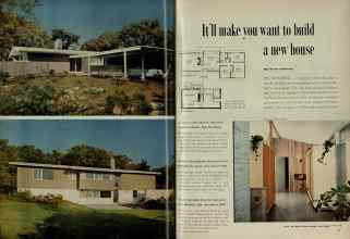 Better Homes & Gardens March 1956 Magazine Article: It'll make you want to build a new house