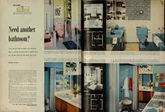 Better Homes & Gardens March 1956 Magazine Article: Need another bathroom?