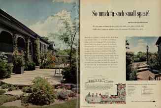 Better Homes & Gardens April 1956 Magazine Article: So much in such small space!