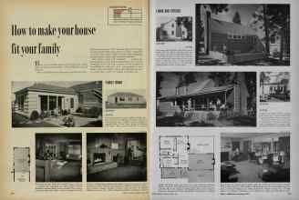 Better Homes & Gardens April 1956 Magazine Article: How to make your house fit your family