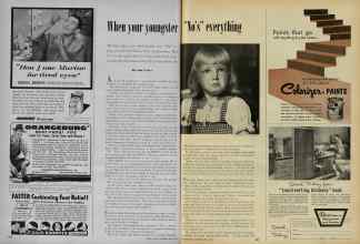 Better Homes & Gardens April 1956 Magazine Article: When your youngster 