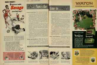 Better Homes & Gardens April 1956 Magazine Article: Now's the time to...