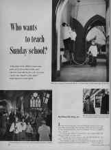 Better Homes & Gardens May 1956 Magazine Article: Who wants to teach Sunday school?