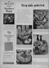 Better Homes & Gardens May 1956 Magazine Article: Pick-up salads, garden fresh
