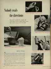 Better Homes & Gardens May 1956 Magazine Article: Nobody reads the directions