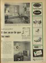 Better Homes & Gardens May 1956 Magazine Article: Small-room problem? It's how you use the space that counts
