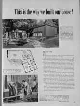 Better Homes & Gardens May 1956 Magazine Article: This is the way we built our house!