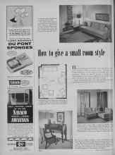 Better Homes & Gardens May 1956 Magazine Article: How to give a small room style
