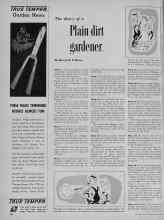 Better Homes & Gardens May 1956 Magazine Article: The diary of a Plain dirt gardener