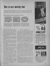 Better Homes & Gardens May 1956 Magazine Article: How to save mowing time