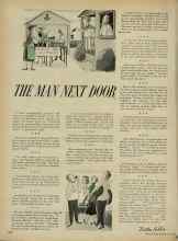 Better Homes & Gardens May 1956 Magazine Article: THE MAN NEXT DOOR