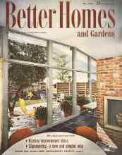 Better Homes & Gardens May 1956 Magazine Cover