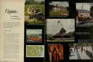 Better Homes & Gardens May 1956 Magazine Article: Virginia-For history, or just for fun