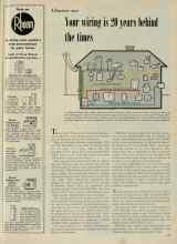 Better Homes & Gardens June 1956 Magazine Article: Your wiring is 20 years behind the times