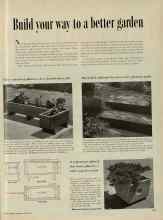 Better Homes & Gardens June 1956 Magazine Article: Build your way to a better garden