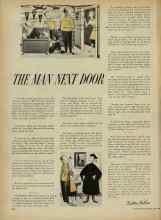 Better Homes & Gardens June 1956 Magazine Article: THE MAN NEXT DOOR