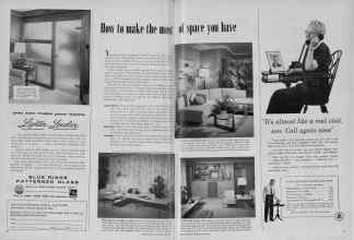 Better Homes & Gardens June 1956 Magazine Article: How to make the most of space you have