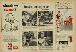 Better Homes & Gardens July 1956 Magazine Article: Unusual pets your family will love