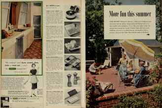 Better Homes & Gardens July 1956 Magazine Article: Page 44