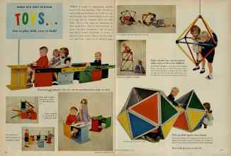 Better Homes & Gardens July 1956 Magazine Article: TOYS ...