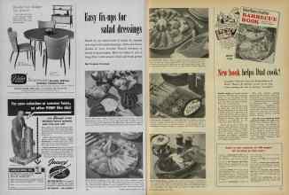 Better Homes & Gardens July 1956 Magazine Article: Easy fix-ups for salad dressings