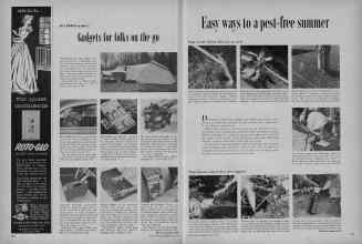 Better Homes & Gardens July 1956 Magazine Article: Page 128