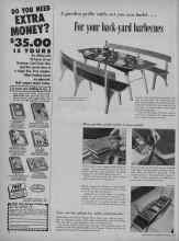Better Homes & Gardens August 1956 Magazine Article: For your back-yard barbecues