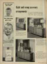 Better Homes & Gardens August 1956 Magazine Article: Right and wrong accessory arrangements