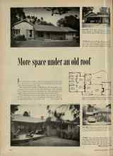 Better Homes & Gardens August 1956 Magazine Article: More space under an old roof