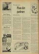 Better Homes & Gardens August 1956 Magazine Article: The diary of a Plain dirt gardener