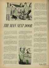 Better Homes & Gardens August 1956 Magazine Article: THE MAN NEXT DOOR