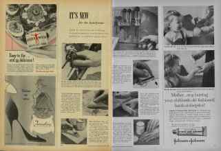 Better Homes & Gardens August 1956 Magazine Article: IT'S NEW for the handyman