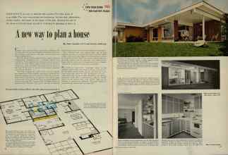 Better Homes & Gardens August 1956 Magazine Article: A new way to plan a house