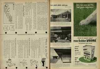 Better Homes & Gardens August 1956 Magazine Article: Page 140