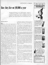 Better Homes & Gardens September 1956 Magazine Article: How They live on $10,000 a year