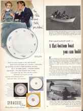 Better Homes & Gardens September 1956 Magazine Article: A flat-bottom boat you can build