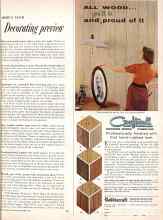 Better Homes & Gardens September 1956 Magazine Article: HERE'S YOUR Decorating preview