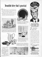 Better Homes & Gardens September 1956 Magazine Article: Beautiful silver that's practical