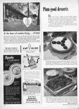 Better Homes & Gardens September 1956 Magazine Article: Plum-good desserts