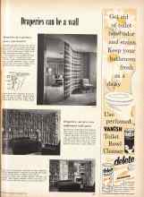 Better Homes & Gardens September 1956 Magazine Article: Draperies can be a wall