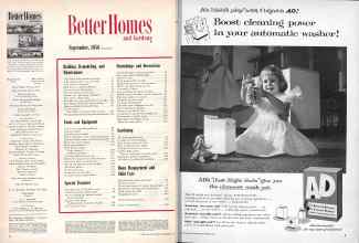 Better Homes & Gardens September 1956 Magazine Article: Page 4
