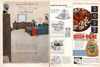 Better Homes & Gardens September 1956 Magazine Article: Page 54