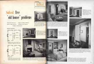 Better Homes & Gardens September 1956 Magazine Article: Solved: five 