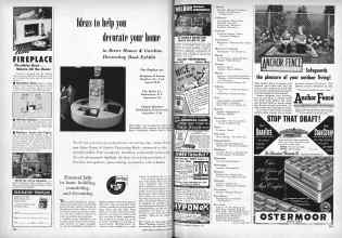 Better Homes & Gardens September 1956 Magazine Article: Ideas to help yon decorate your home in Better Homes & Gardens Decorating Book Exhibit