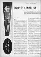 Better Homes & Gardens October 1956 Magazine Article: How they live on $16,000 a year