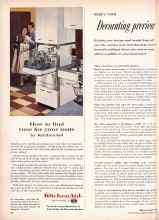 Better Homes & Gardens October 1956 Magazine Article: HERE'S YOUR Decorating preview