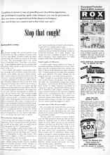 Better Homes & Gardens October 1956 Magazine Article: Stop that cough!