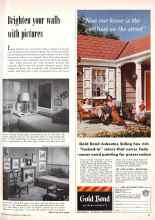 Better Homes & Gardens October 1956 Magazine Article: Brighten your walls with pictures