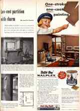 Better Homes & Gardens October 1956 Magazine Article: Low-cost partition with charm